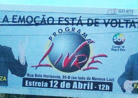 "Canal Livre",  dos irmãos Souza,  volta a ser exibido. Agora no SBT